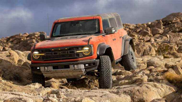 Les marges bénéficiaires du Ford Bronco Raptor arrivent, car elles le sont bien sûr