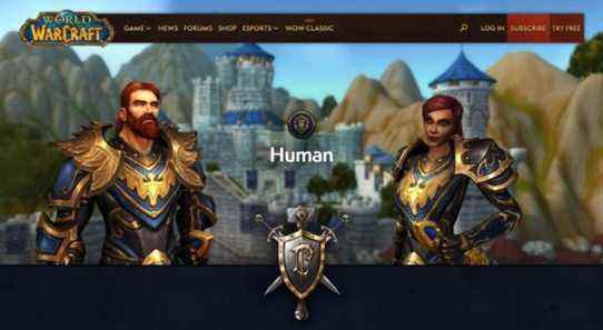 Les nouvelles pages de course de World of Warcraft suscitent des critiques