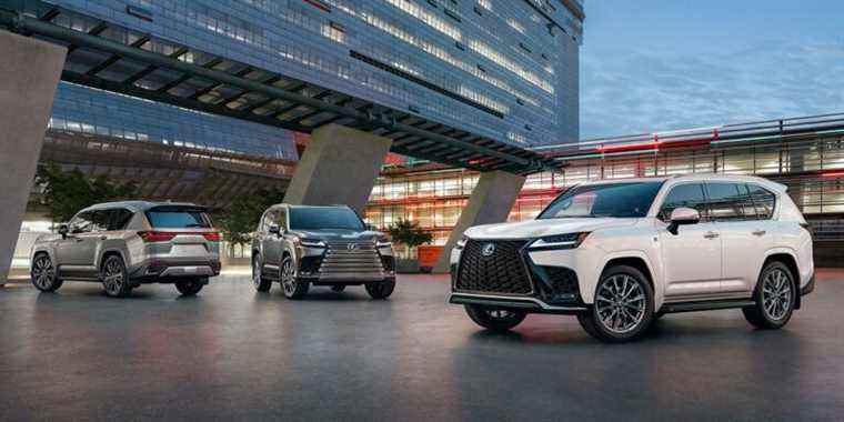 Les prix du Lexus LX600 2022 varient de 88 245 $ à 127 345 $