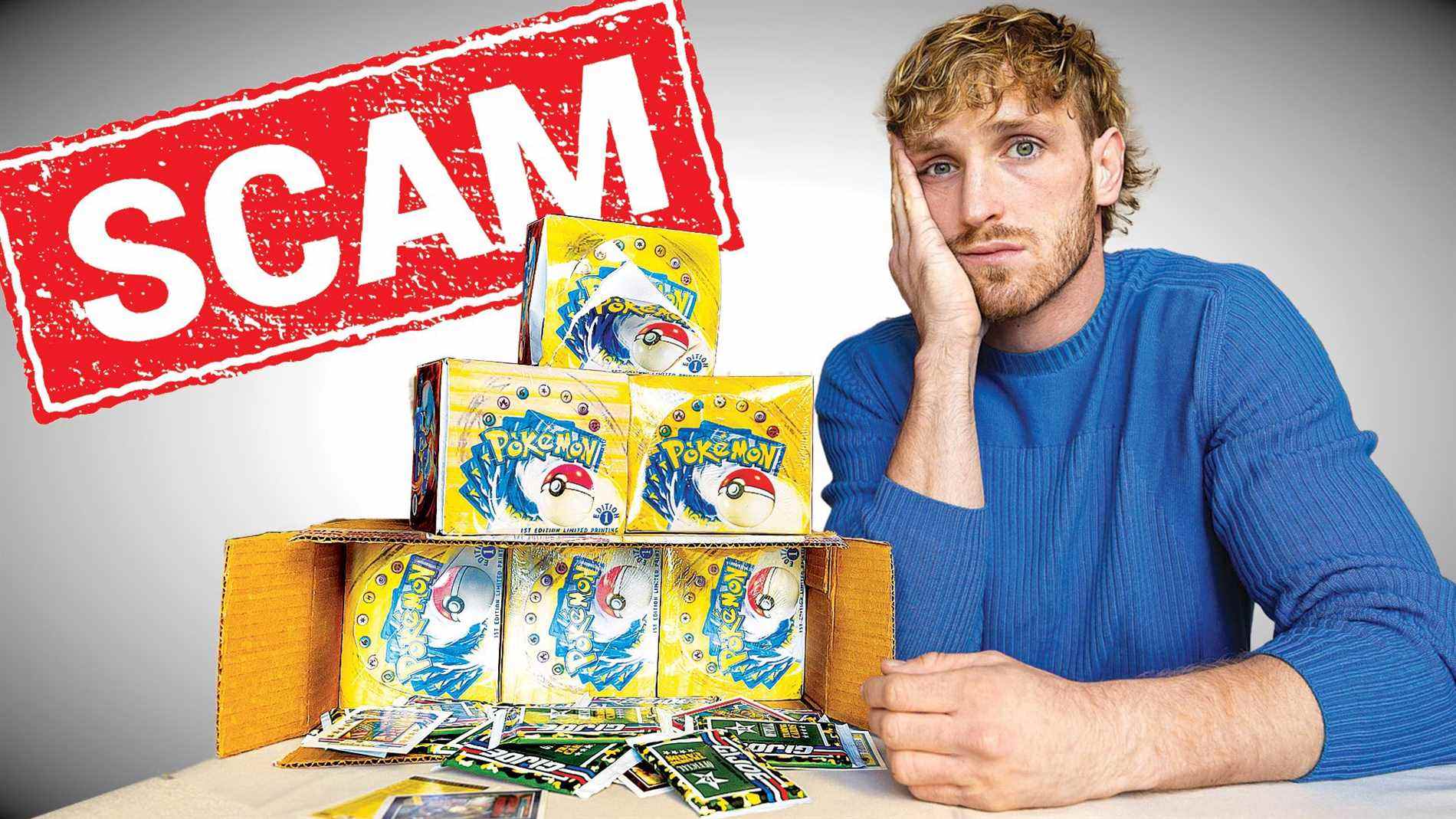 Logan Paul a dépensé 3,5 millions de dollars en cartes Pokémon, mais, oups, elles sont fausses
