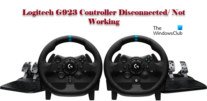 Manette Logitech G923 déconnectée/ne fonctionne pas