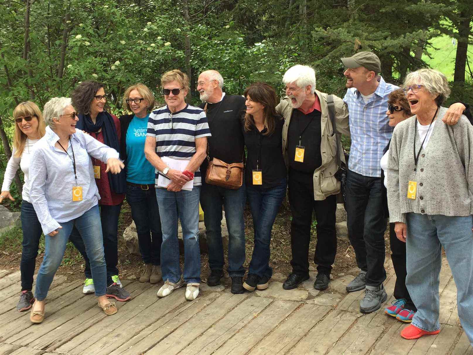 Conseillers créatifs du Directors Lab - De gauche à droite, Catherine Hardwicke, Glenn Close, Randa Haines, Michelle Satter, Robert Redford, Stephen Goldblatt, Barbara Tulliver, Gyula Gazdag, Lee Percy, Joan Darling, Joan Tewkesbury.