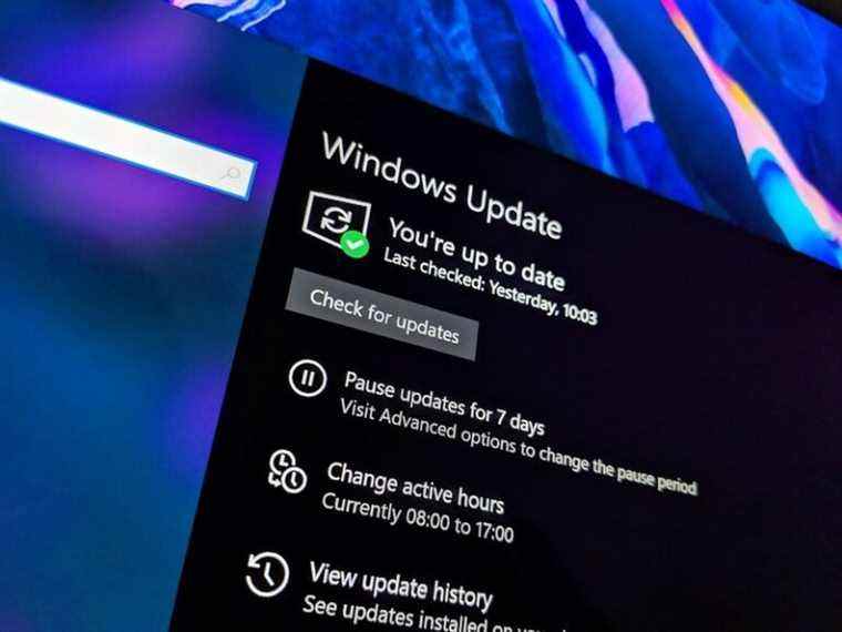 Microsoft lance le déploiement de la mise à jour Windows 10 de novembre 2021 basée sur l’apprentissage automatique