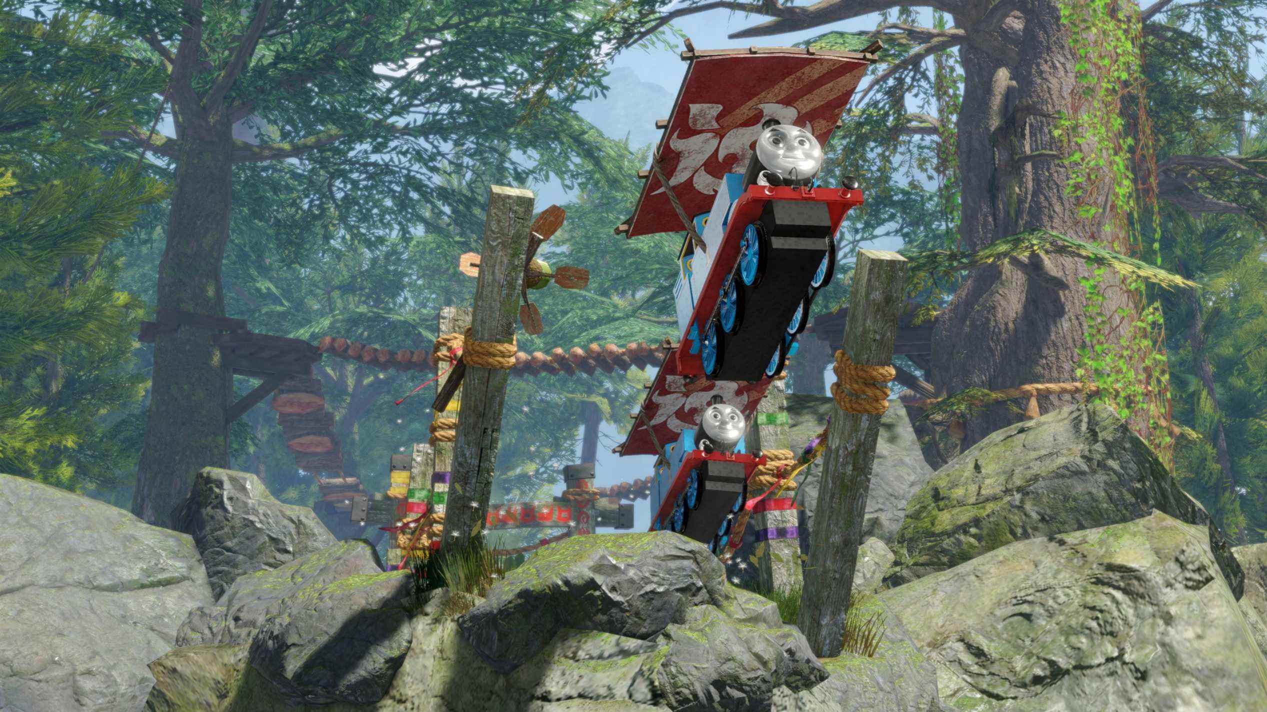 Monster Hunter Rise arrive sur PC et obtient le mod Thomas the Tank Engine
