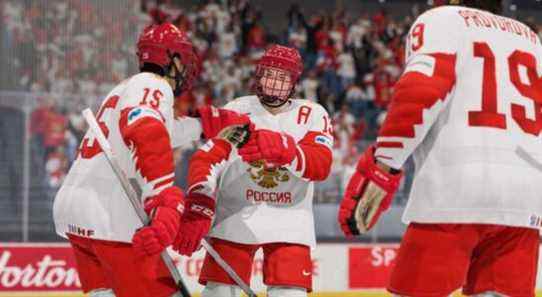 NHL 22 ajoute des équipes nationales féminines pour la première fois