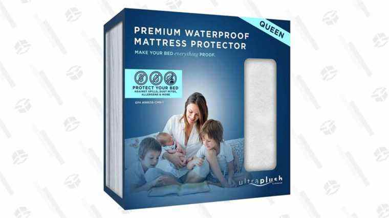 Ne pensez pas, achetez simplement ce protège-matelas imperméable UltraPlush Queen à 36 $