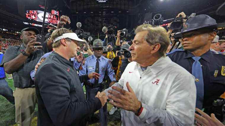 Nick Saban et Kirby Smart sont totalement inquiets pour le petit bonhomme