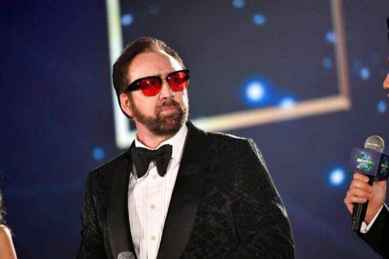 American actor Nicolas Cage attends the opening ceremony of the first Hainan International Film Festival in Sanya city, south China's Hainan province, 11 December 2018. The first Hainan International Film Festival officially opened Tuesday night in the tropical coastal city of Sanya in the country's southern-most island province of Hainan. The film festival is one of Hainan's first series of projects in building itself into a pilot free trade zone and a free trade port. With Chinese movie star Jackie Chan as the promotional ambassador, the festival is attended by nearly 100 actors, actresses, and directors from home and abroad, including Oscar-winning actor Nicolas Cage from the United States, two-time Cannes winner Isabelle Huppert from France, and Aamir Khan from India. Cage said Hainan is a good place to shoot films and hoped to work with Chinese counterparts to shoot movies in China, particularly in Hainan.  (Imaginechina via AP Images)