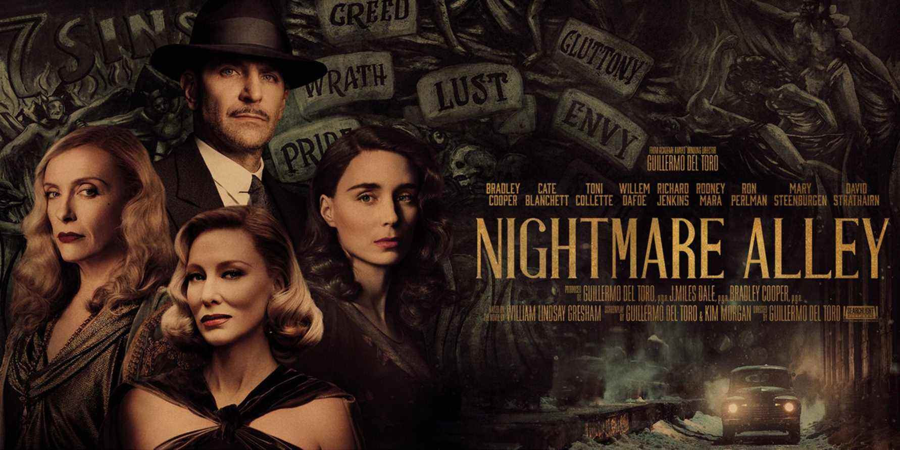 Nightmare Alley de Guillermo del Toro sera à nouveau en salles en noir et blanc
