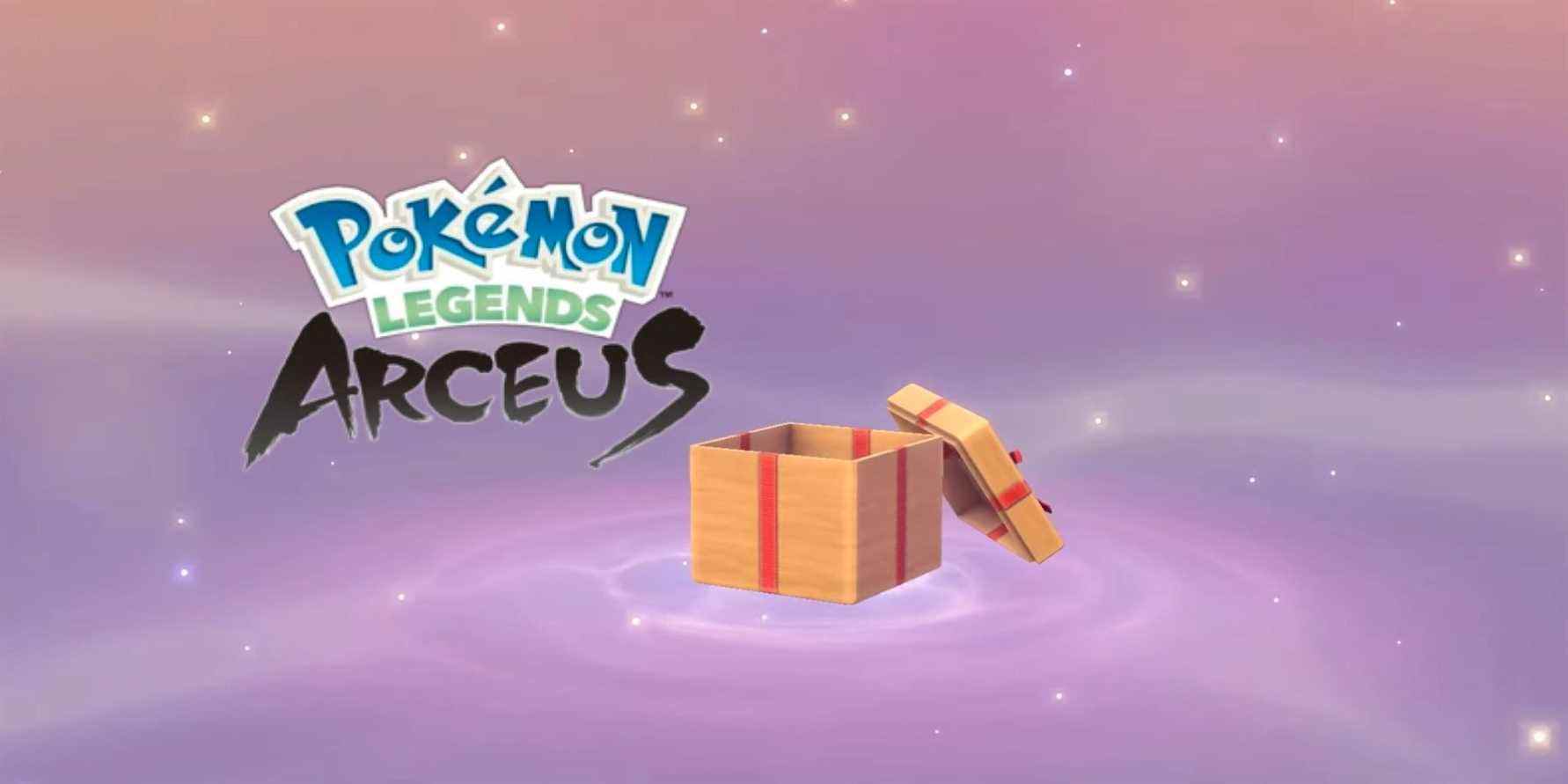 Pokemon Legends: Arceus - Comment débloquer un cadeau mystère
