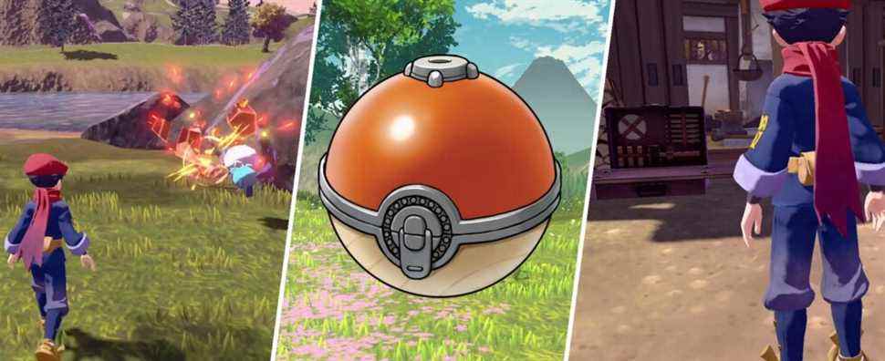 Pokemon Legends: Arceus – Comment fabriquer des boules de poke et des objets de guérison