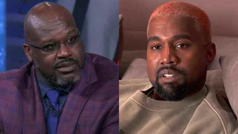 Pourquoi Shaq dit qu'il ne "se sent pas désolé" pour Kanye West au milieu des problèmes de coparentalité avec Kim Kardashian
