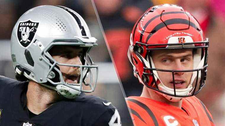 Raiders vs Bengals en direct: comment regarder le jeu NFL Playoffs Wild Card en ligne