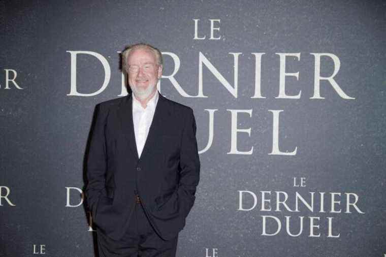 Ridley Scott (realisator) attends the ​"The Last Duel" premiere at Gaumont Champs Elysees in Paris. Paris, FRANCE - 24/09/2021. (Sipa via AP Images)