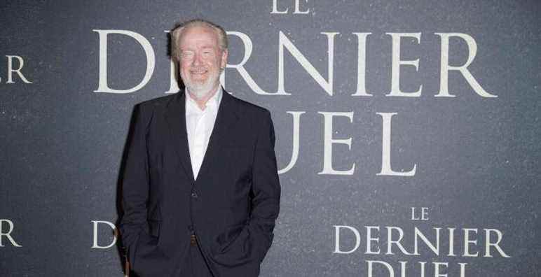 Ridley Scott (realisator) attends the ​"The Last Duel" premiere at Gaumont Champs Elysees in Paris. Paris, FRANCE - 24/09/2021. (Sipa via AP Images)