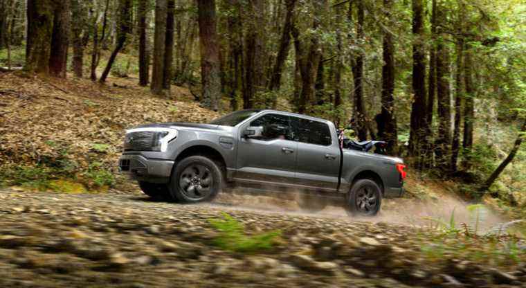 Rouler dans le F-150 Lightning de Ford