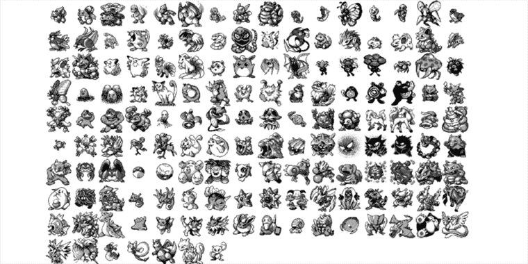 Se souvenir des sprites Pokemon Gen 1 les plus laids
