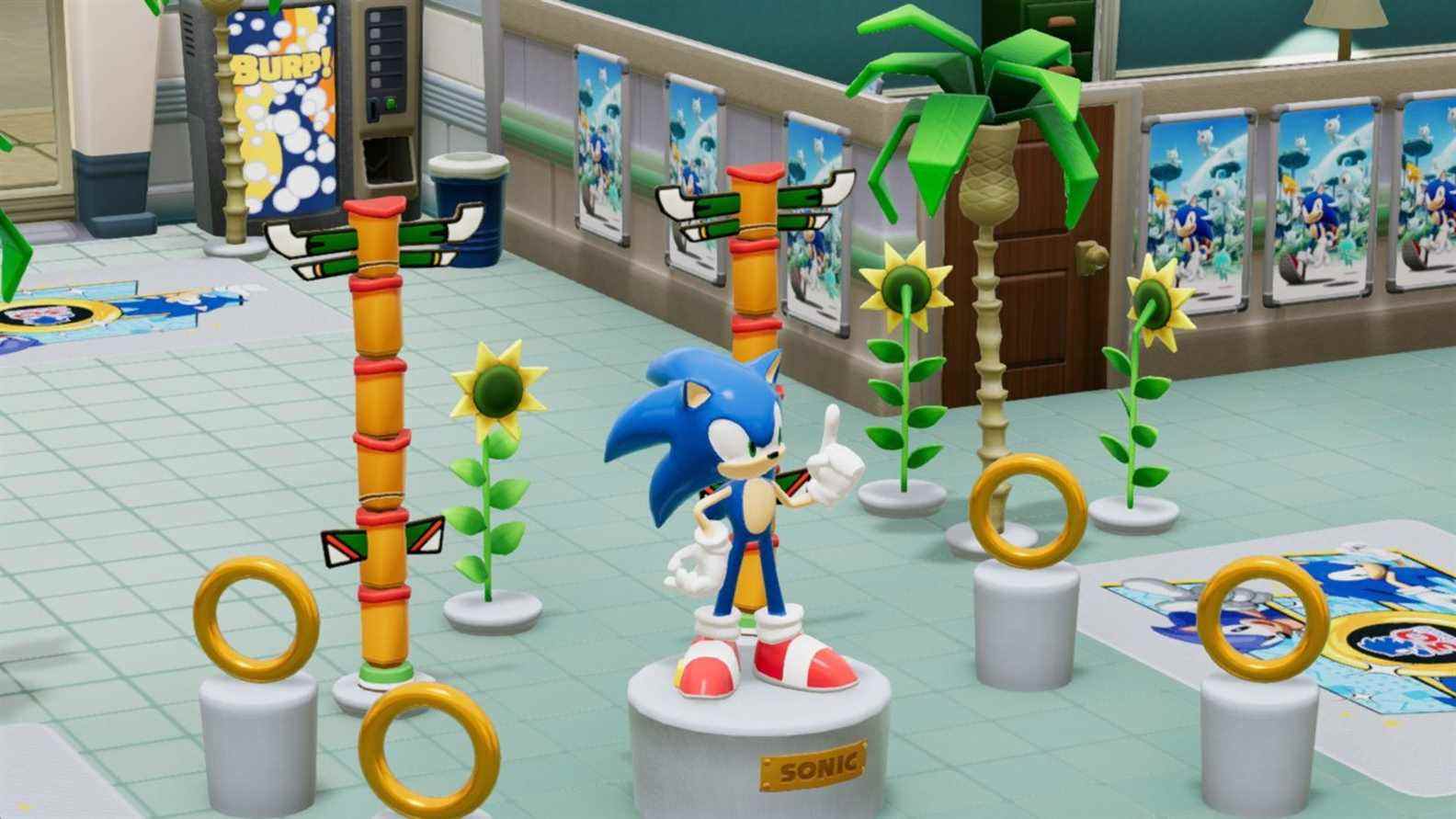 Sonic est maintenant à l'hôpital Two Point, mais malheureusement, il n'y a pas de remède

