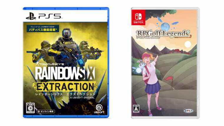 
      Sorties de jeux japonais de cette semaine : Tom Clancy's Rainbow Six Extraction, RPGolf Legends, etc.    
