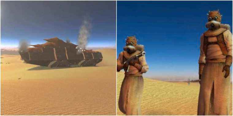 Star Wars KOTOR: Comment se rendre à la mer de dunes orientale de Tatooine
