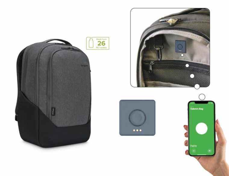 Targus a fabriqué un sac à dos avec un tracker Find My intégré