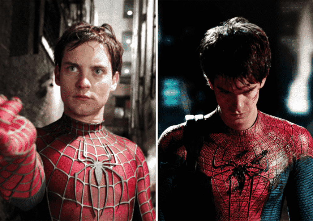 

	
		Tobey Maguire et Andrew Garfield se sont faufilés dans un théâtre pour regarder ensemble 