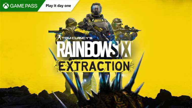 
       Tom Clancy's Rainbow Six Extraction arrive sur Xbox Game Pass le premier jour;  Ubisoft+ arrive sur Xbox    
