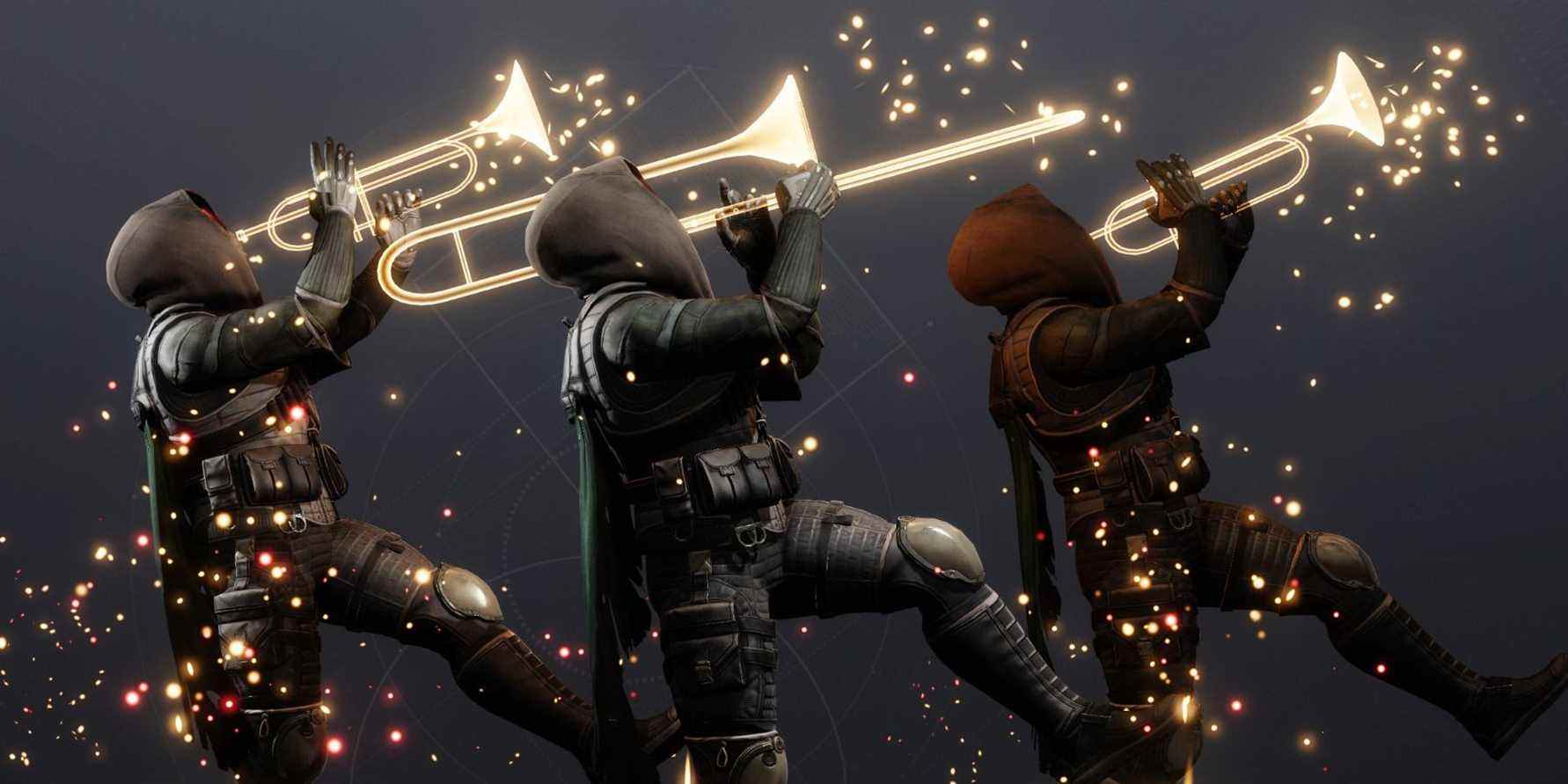 Un clip amusant de Destiny 2 montre des joueurs ayant un concert de trombone sur la tour
