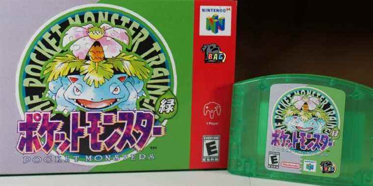 Un fan de Pokemon fabrique des cartouches fonctionnelles de cristal et de vert pour Nintendo 64
