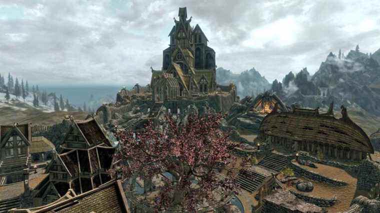 Un joueur de Skyrim transforme Dragonreach en un bowling VR