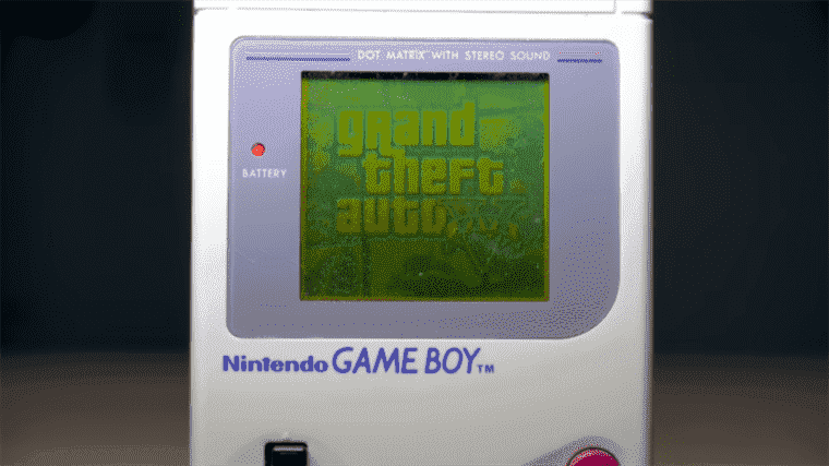 Voici Grand Theft Auto 5 sur une Game Boy originale, en quelque sorte
