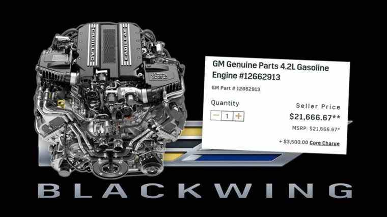 Vous pouvez toujours acheter un moteur V8 Cadillac Blackwing biturbo de GM… pour l’instant