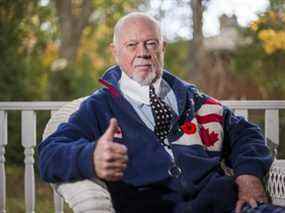 Le commentateur de hockey Don Cherry à Mississauga le 9 novembre 2021.