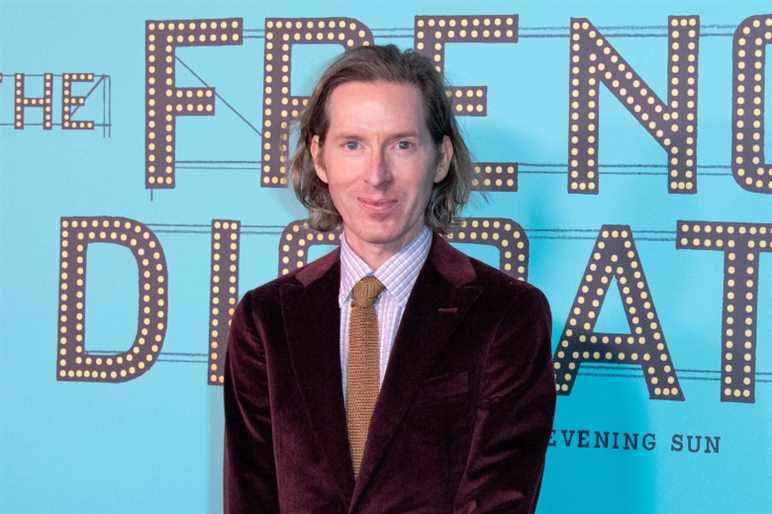 Wes Anderson attending The French Dispatch Premiere at the UGC Cine Cite Bercy in Paris, France on October 24, 2021. Photo by Aurore Marechal/Abaca/Sipa USA(Sipa via AP Images)