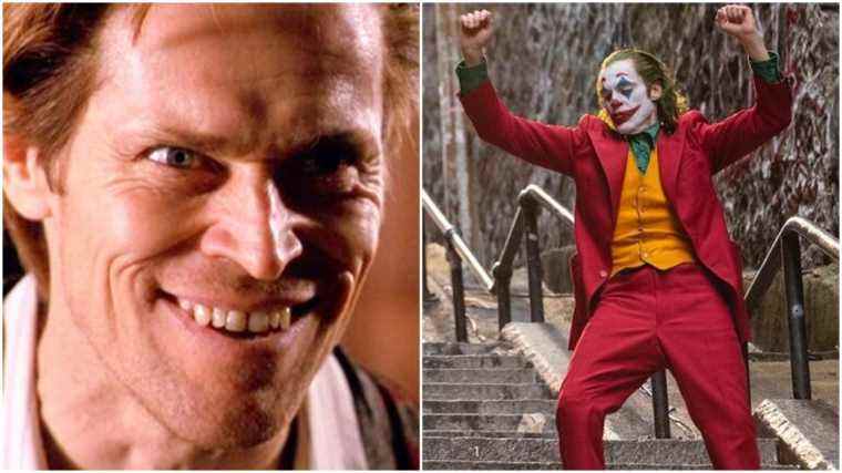 Willem Dafoe a le pitch parfait pour devenir un imposteur de Joker aux côtés du Joker de Joaquin Phoenix
