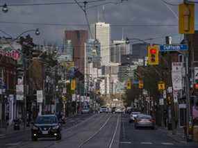 La vue sur le quartier financier de Toronto.