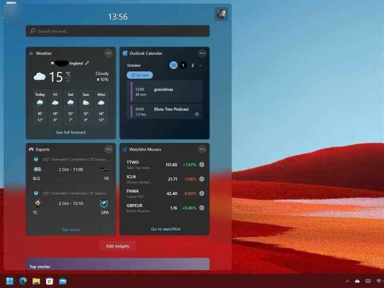 Windows 11 pourrait bientôt prendre en charge les widgets tiers