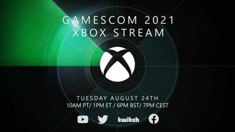 Xbox détaille ses horaires et plans de diffusion Gamescom

