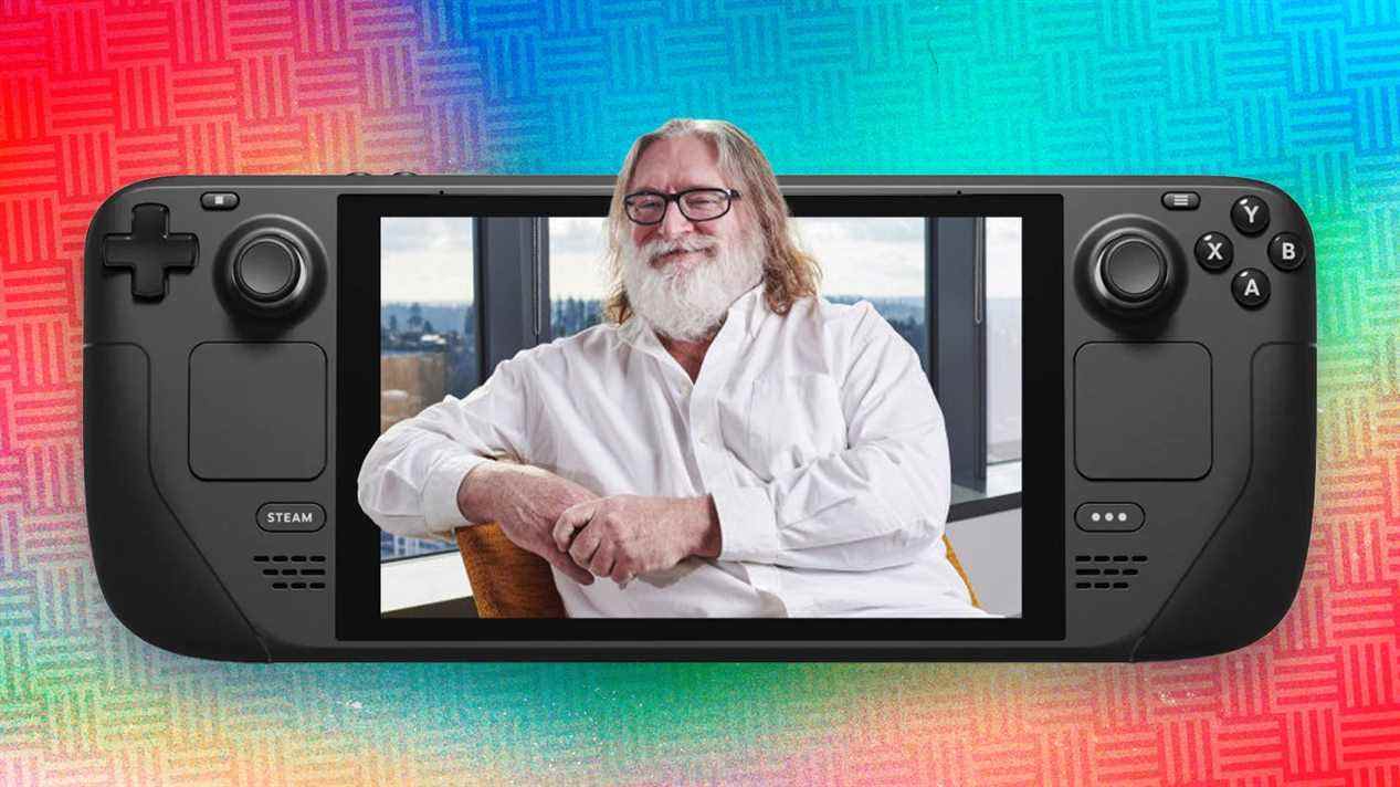 14:30Gabe Newell sur le lancement et l'avenir de Steam DeckIl y a 7h - Le rédacteur technique associé Taylor Lyles s'entretient avec le président et co-fondateur de Valve, Gabe Newell, sur le lancement de Steam Deck et l'avenir du PC de jeu portable.Taylor Lyles1Taylor Lyles1
