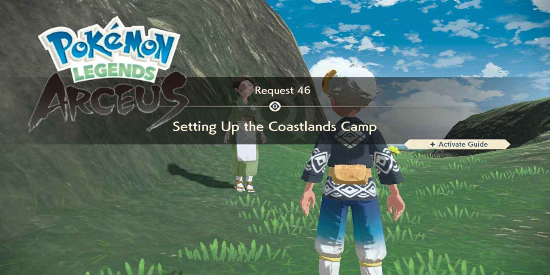 Pokemon Legends: Arceus - Procédure pas à pas pour configurer le camp Coastlands (Demande 46)
