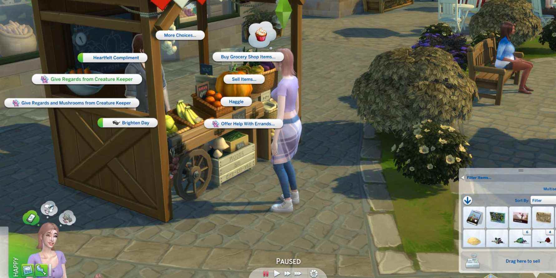 Les Sims 4: Comment aider les voisins et faire des courses
