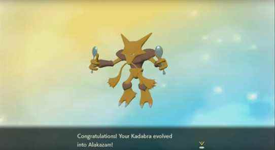 Faites évoluer Kadabra dans Pokemon Legends Arceus