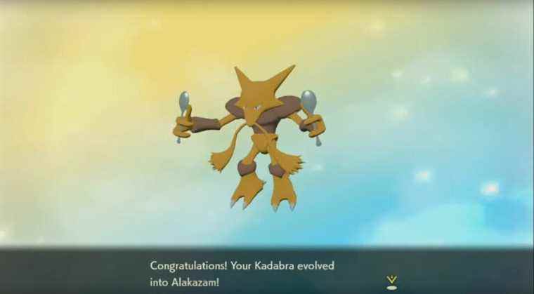 Faites évoluer Kadabra dans Pokemon Legends Arceus
