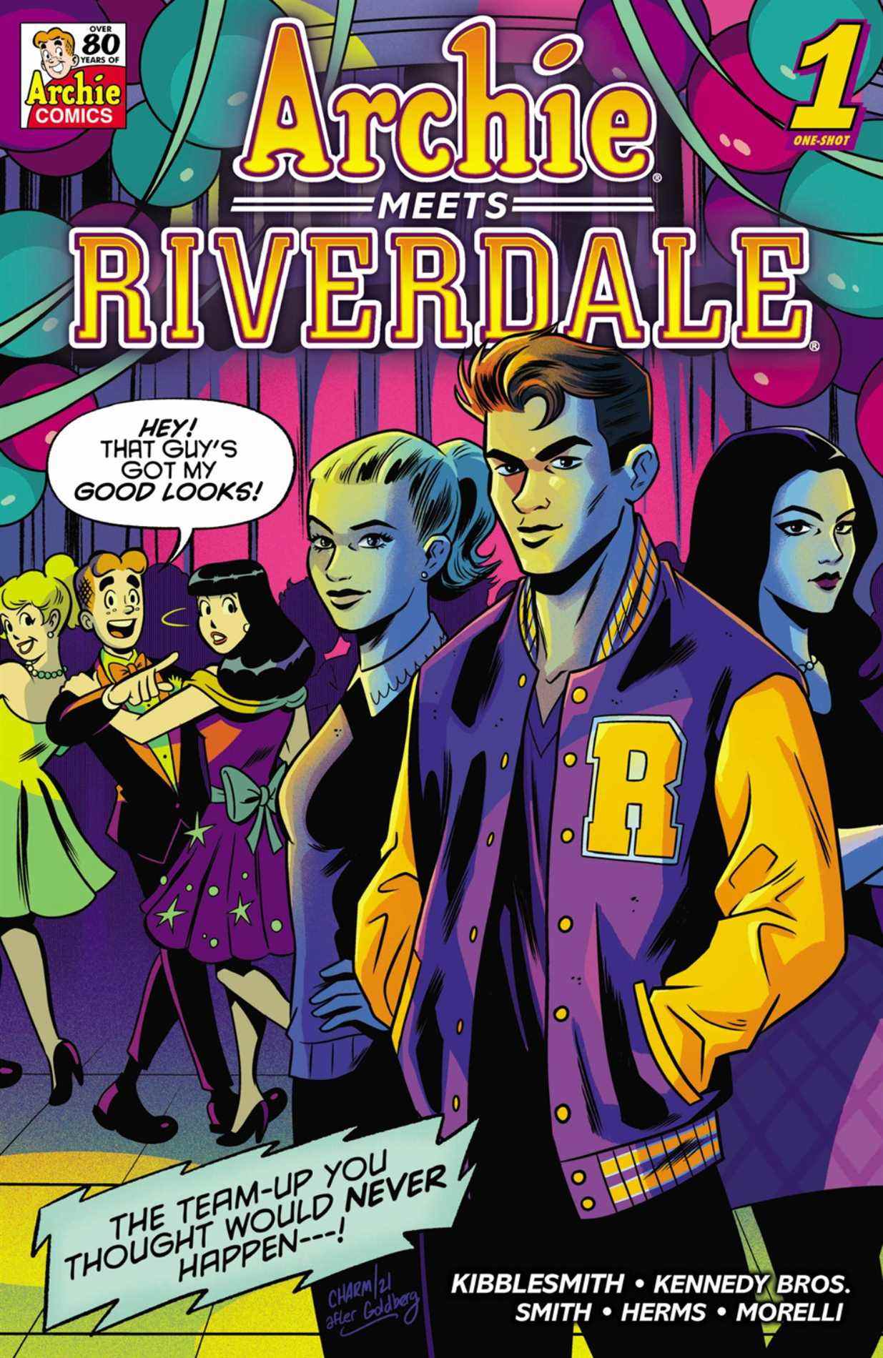 Couverture Archie Meets Riverdale #1 par Derek Charm