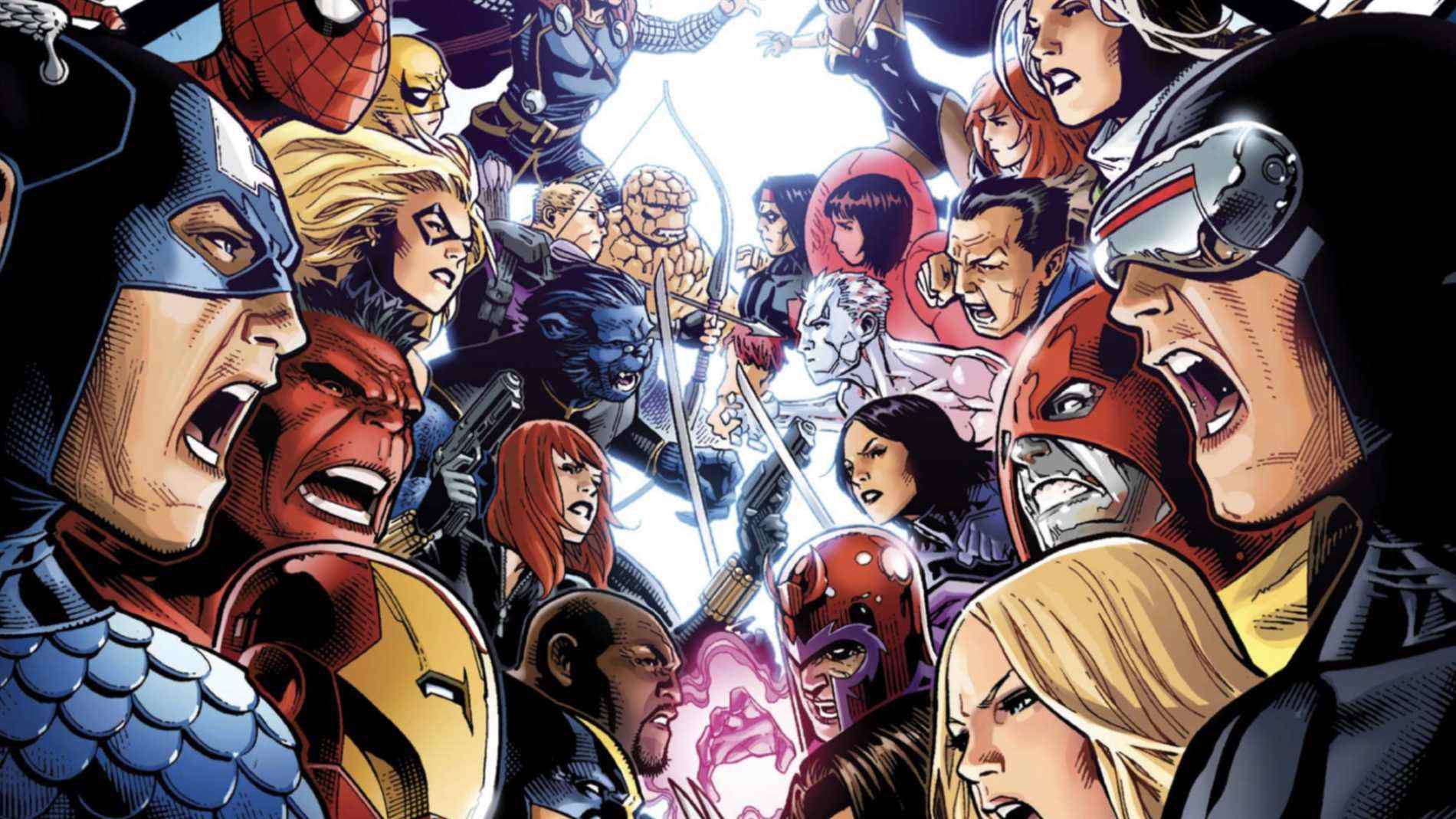 Vengeurs Vs.  Segment de couverture X-Men n ° 1