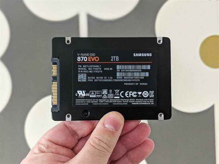 Sécurisez le SSD Samsung 870 EVO 2 To pendant qu’il est à 195 $