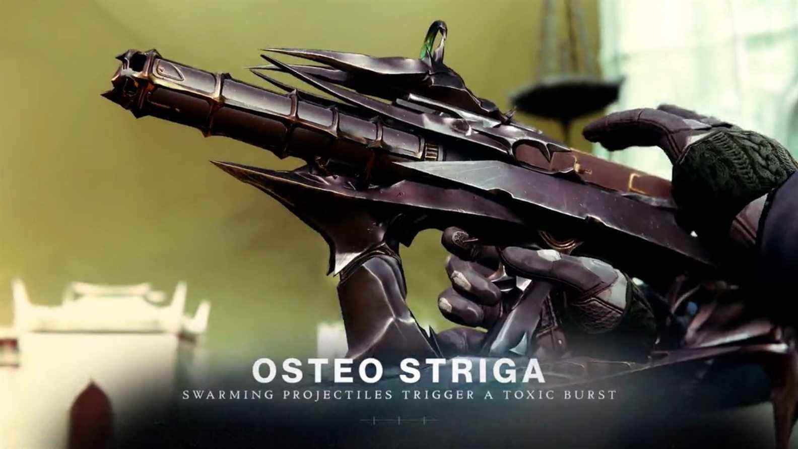 Comment obtenir le SMG exotique Osteo Striga dans Destiny 2: The Witch Queen?

