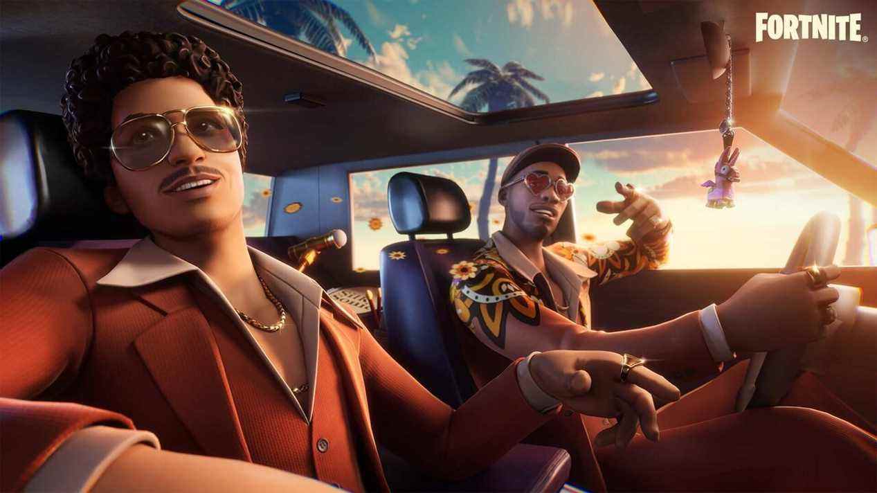 Bruno Mars et Anderson .Paak de Silk Sonic sont maintenant à Fortnite
