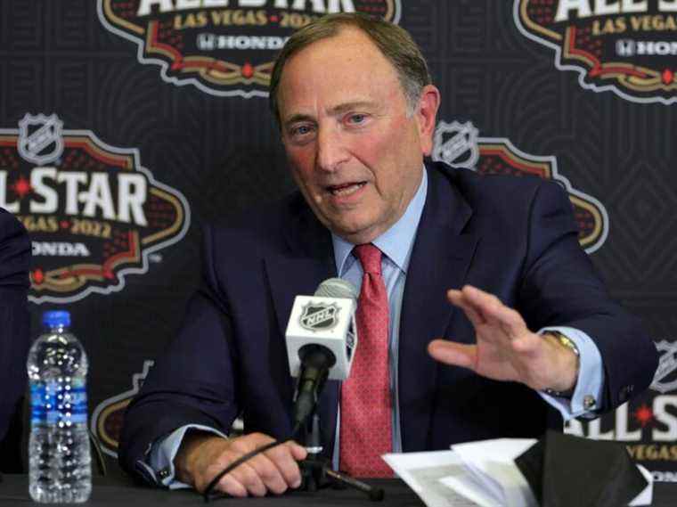 Notes All-Star: Bettman fait allusion aux matchs des équipes canadiennes de la LNH