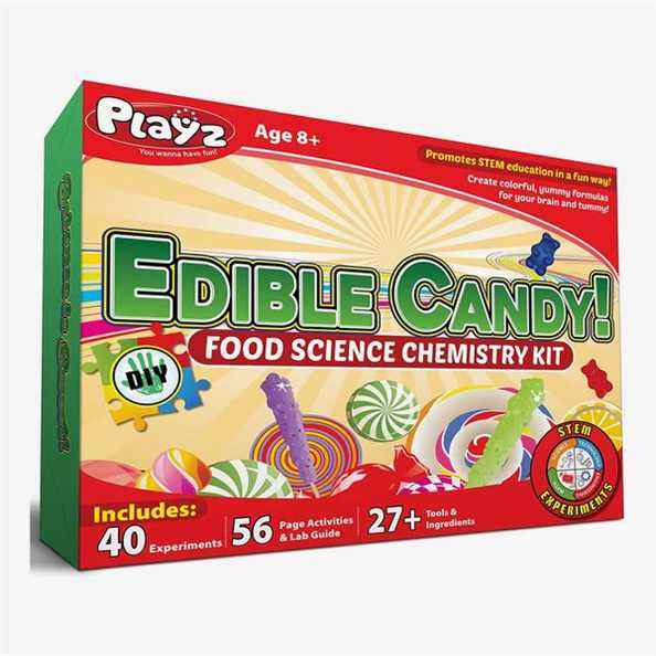 Bonbons comestibles Playz !  Kit de chimie alimentaire bricolage